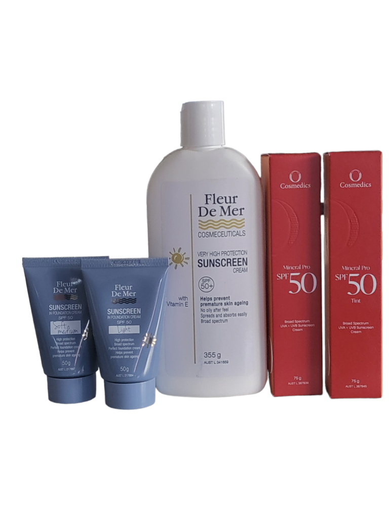Physical and Chemical SPF at Shine Skin and Body
