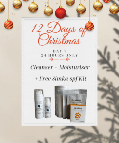 DAY 7 – Fri 12th: Cleanser + Moisturiser + Free Simka Kit