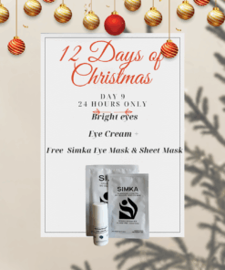 DAY 9 – Eye Cream + Free Simka Eye Mask + Sheet Mask